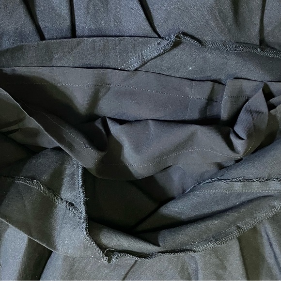 NICOLE MILLER ARTELIER BLACK MODERN ASYMMETRICAL FITTED FAN PENCIL SKIRT - Picture 14 of 16